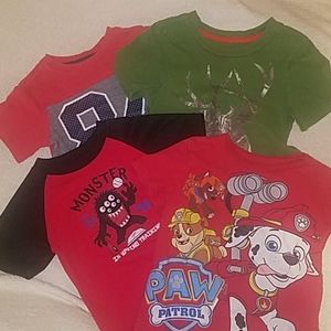 4 t-shirts